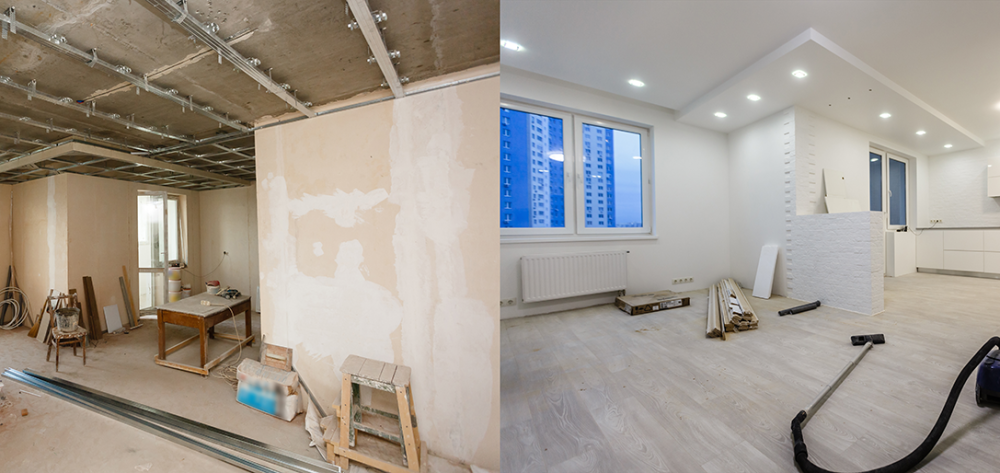 Rénovation de bâtiment ancien à La Remaudiere